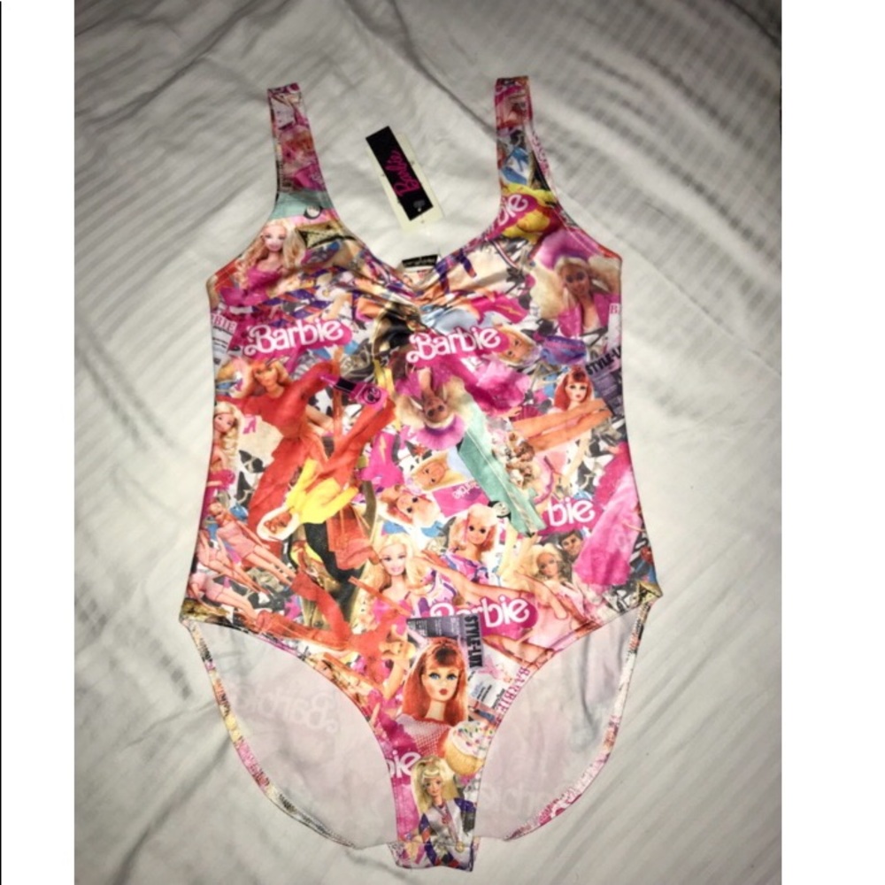 💕SOLD💕vintage  Retro 90’s Barbie Body Suit - Picture 2 of 4